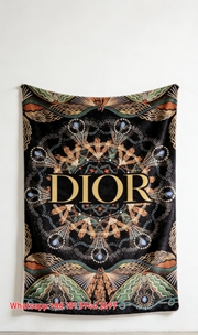 Dior Mandala Art Flannel Sofa Throw Blanket D058